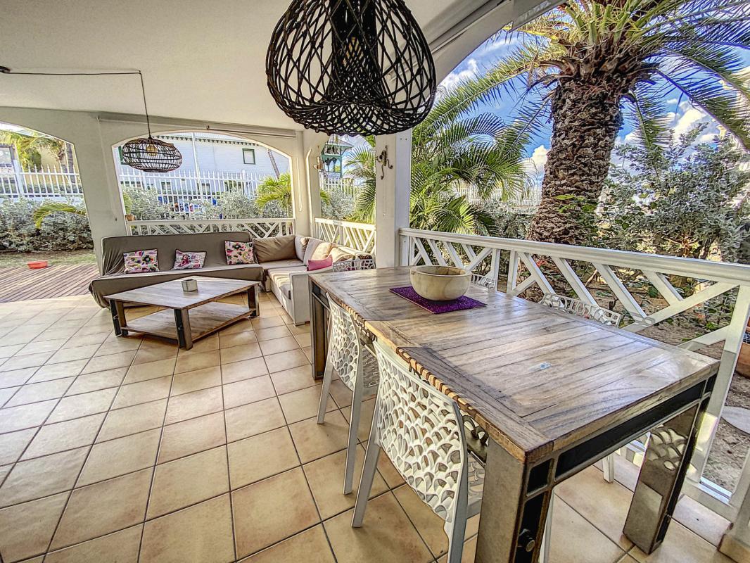 A louer appartement Front de mer BO Saint Martin-terrasse-4